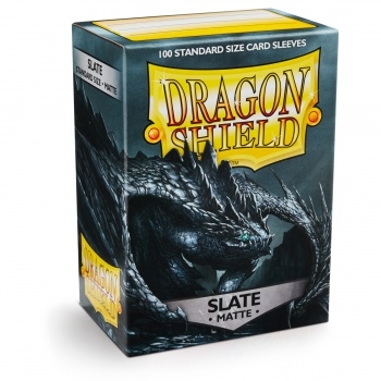 Dragon Shield Sleeves Matte - Slate - (100 Standard sleeves)